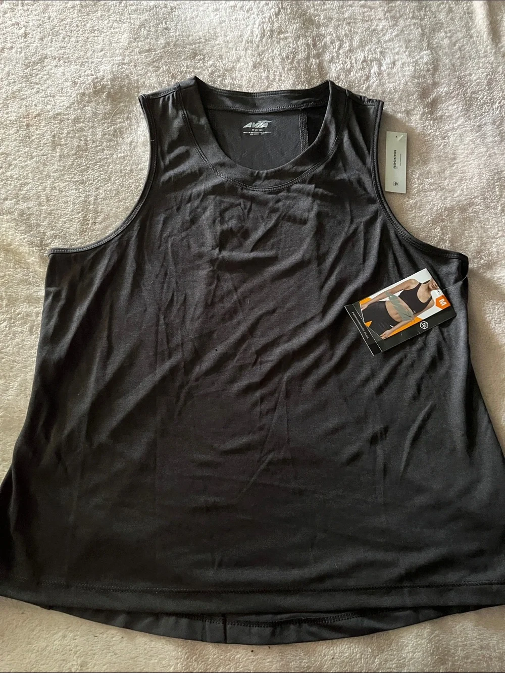 Avia Black Women’s Athletic Tank Top - Picture 1 of 5